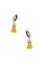 view 1 of 2 BOUCLES D'OREILLES CRISTAL PAMPILLE in Multicolor
