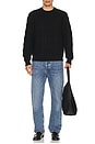 view 3 of 4 Andre Cable Knit Sweater in Black