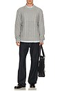 view 3 of 4 PULL MAILLE TORSADÉE ANDRE in Heather Grey
