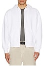 view 3 of 3 Isaac Zip Hoodie in White