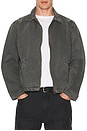 view 3 of 4 Zed Zip Cotton Twill Jacket in Vintage Black