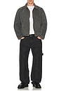 view 4 of 4 Zed Zip Cotton Twill Jacket in Vintage Black