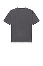 view 2 of 4 Noah Cotton Linen Tee in Washed Black
