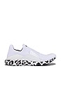 view 1 of 6 TechLoom Bliss Sneaker in White, Black, & Leopard