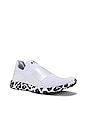 view 2 of 6 TechLoom Bliss Sneaker in White, Black, & Leopard