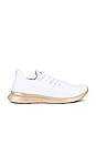 view 1 of 6 TechLoom Breeze Sneaker in White & Champagne
