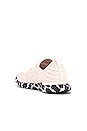 view 3 of 6 TechLoom Wave Sneaker in Creme, Black, & Leopard