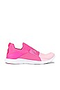 view 1 of 6 TechLoom Bliss Sneaker in Fusion Pink, White, & BCA