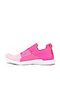 view 5 of 6 TechLoom Bliss Sneaker in Fusion Pink, White, & BCA