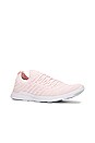 view 2 of 6 TechLoom Wave Sneaker in Bleached Pink, White, & Clear