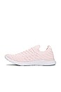 view 5 of 6 TechLoom Wave Sneaker in Bleached Pink, White, & Clear
