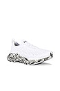 view 2 of 6 TechLoom Zipline Sneaker in White, Black & Marble