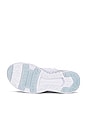 view 6 of 6 Techloom Breeze Sneaker in White & Ice Blue Speckle