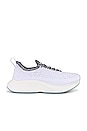 view 1 of 6 ZAPATILLA DEPORTIVA TECHLOOM ZIPLINE in White, Black & White Melange