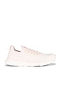 view 1 of 6 Techloom Breeze Sneaker in Sea Salt & Fire Coral