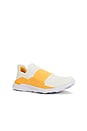 view 2 of 6 Techloom Bliss Sneaker in White, Marigold & UV