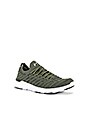 view 2 of 6 Techloom Wave Sneaker in Fatigue & White