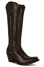 view 2 of 5 BOTTES CASANOVA in Luxe Espresso Croc