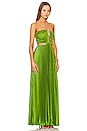 view 2 of 3 Sarita Gown in Grass Green