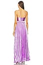 view 3 of 3 Gilda Gown in Metallic Lilac