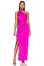 view 1 of 3 Julieta Gown in Hot Pink