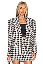 view 2 of 5 Blair Blazer in Black & White