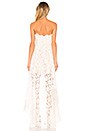 view 3 of 3 Star-crossed Scallop Gown in White