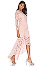 view 1 of 4 Galella Lace Asymmetric Maxi Dress in Dusty Pink