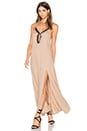 view 1 of 3 Jelita Halter Maxi Dress in Mocha