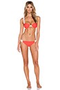 view 4 of 4 Seashell Bikini Top in Coral