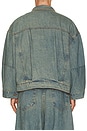 view 3 of 5 Washed Indigo Reversible 7 Pocket Japanese Denim Jacket in Washed Indigo