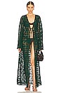 view 2 of 4 Ndu Lace Kimono in Emerald
