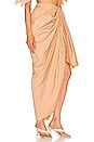 view 2 of 4 Halima Wrap Skirt in Nude