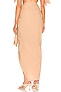 view 3 of 4 Halima Wrap Skirt in Nude
