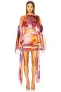 view 4 of 4 Eni Cape Top in Dandi Print