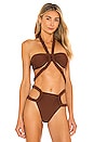view 1 of 4 Mino Bikini Top in Cocoa