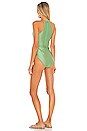 view 3 of 3 СЛИТНЫЙ КУПАЛЬНИК DAHO in Green