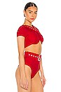 view 2 of 4 Kamari Bikini Top in Red