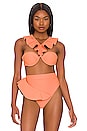 view 3 of 6 Kiara Bikini Top in Peach