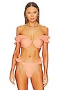 view 1 of 4 Mulan Bikini Top in Peach