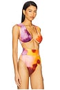 view 2 of 4 Kuwa Bikini Top in Dandi Print