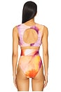 view 3 of 4 Kuwa Bikini Top in Dandi Print