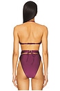 view 3 of 4 Gadu Bikini Top in Eggplant