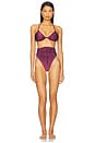 view 4 of 4 Gadu Bikini Top in Eggplant