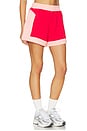 view 2 of 6 Retro Track Short in Poppy Red