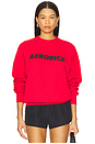 view 1 of 4 Aerobics Sweatshirt in Tulip Red