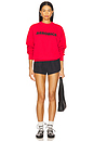 view 4 of 4 Aerobics Sweatshirt in Tulip Red