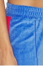 view 6 of 6 Velour Stripe Trackpant in Cerulean Blue