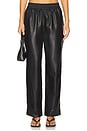 view 1 of 6 Jada Vegan Leather Pant in Noir