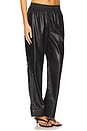 view 2 of 6 Jada Vegan Leather Pant in Noir